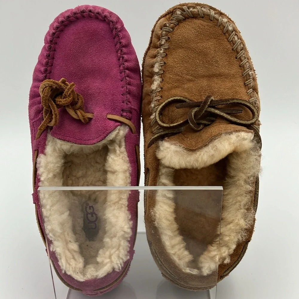 L.L. Bean Shearling Lined Moccasin Slippers